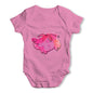 Ink Splat Pig Baby Grow Bodysuit