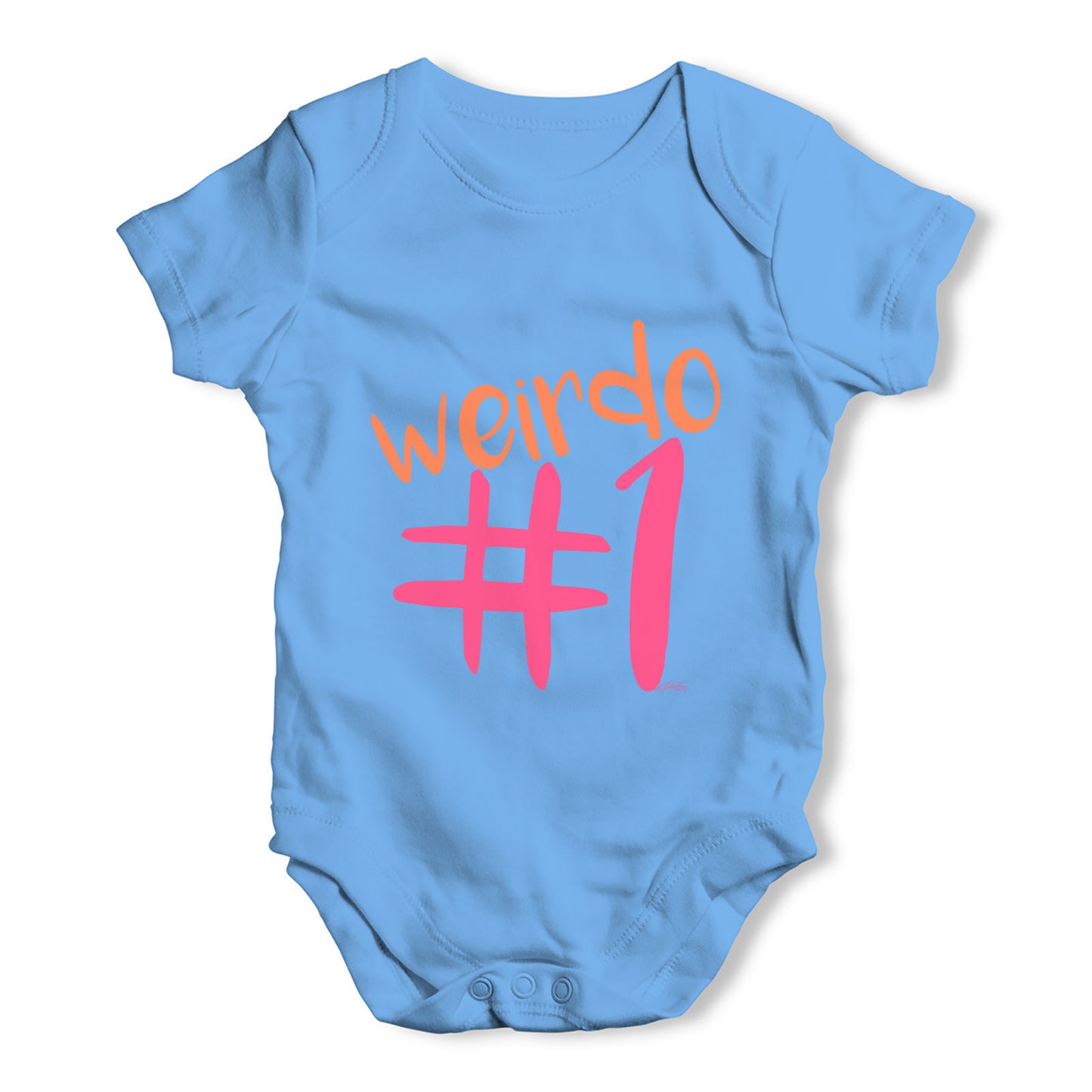 Weirdo #1 Baby Grow Bodysuit