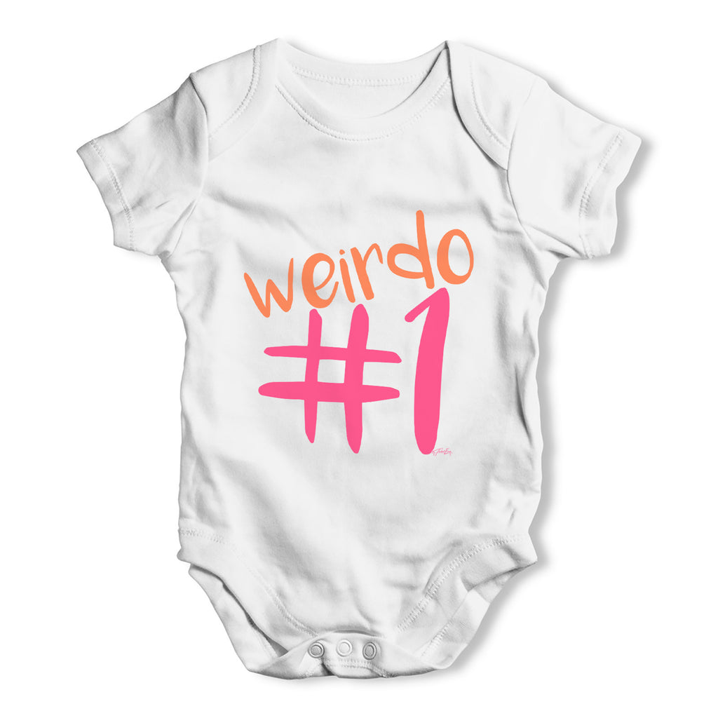 Weirdo #1 Baby Grow Bodysuit