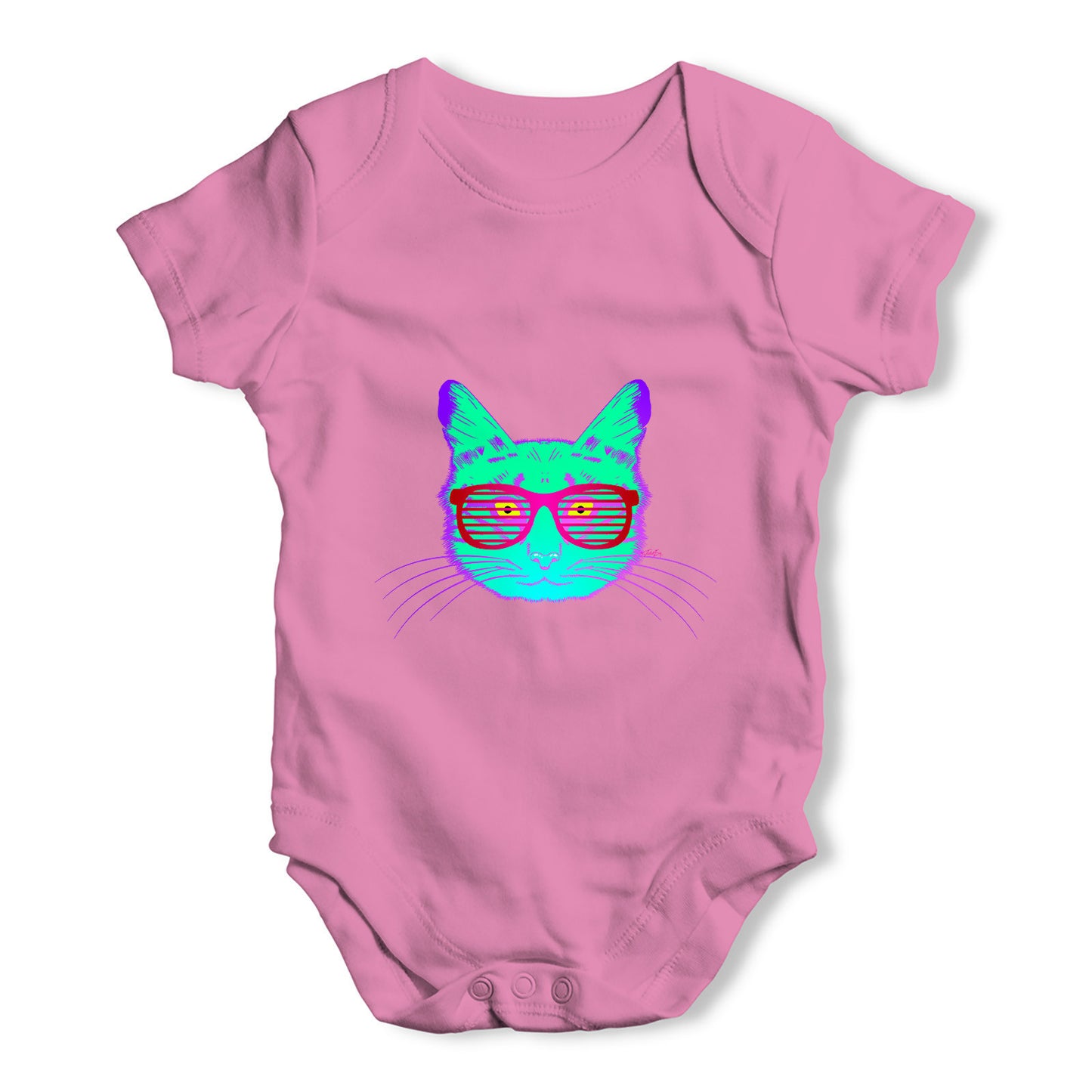 Rave Cat Baby Grow Bodysuit