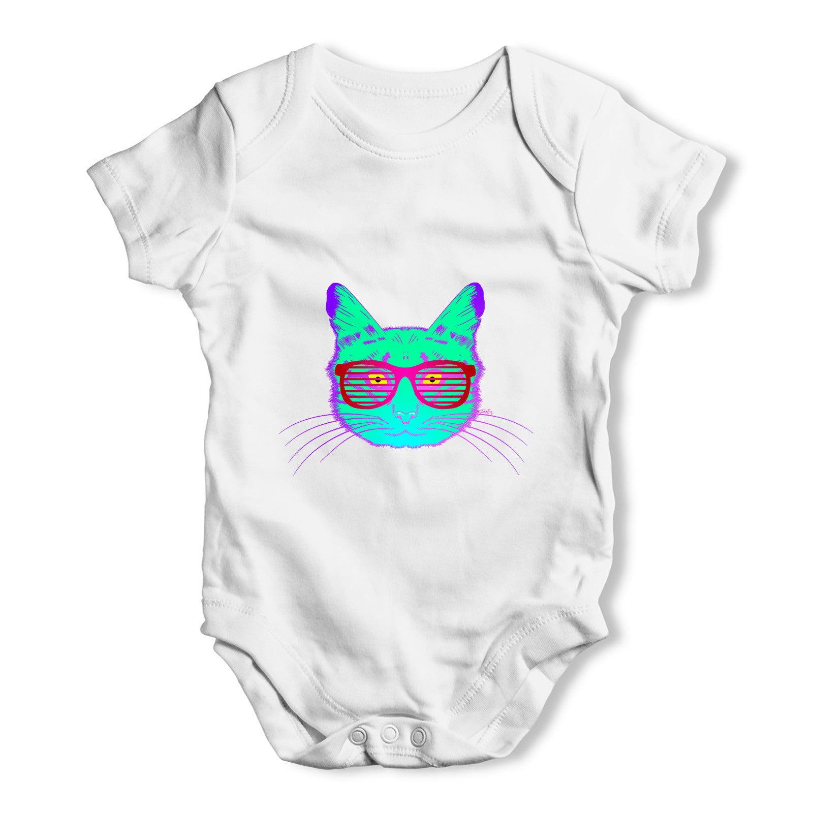 Rave Cat Baby Grow Bodysuit