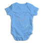 Origami Dove Baby Grow Bodysuit