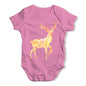 Patterned Stag Baby Grow Bodysuit