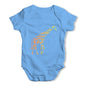 Patterned Giraffe Baby Grow Bodysuit