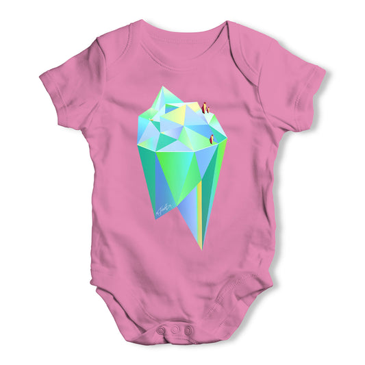 Penguins On An Iceberg Baby Grow Bodysuit