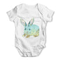 Geometric Rabbit Baby Grow Bodysuit