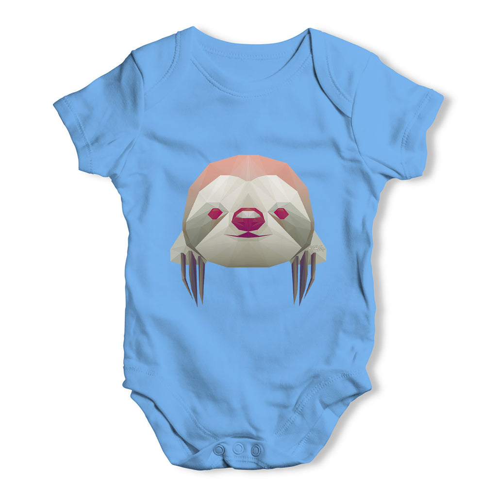 Geometric Sloth Baby Grow Bodysuit