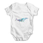 Geometric Whale Baby Grow Bodysuit