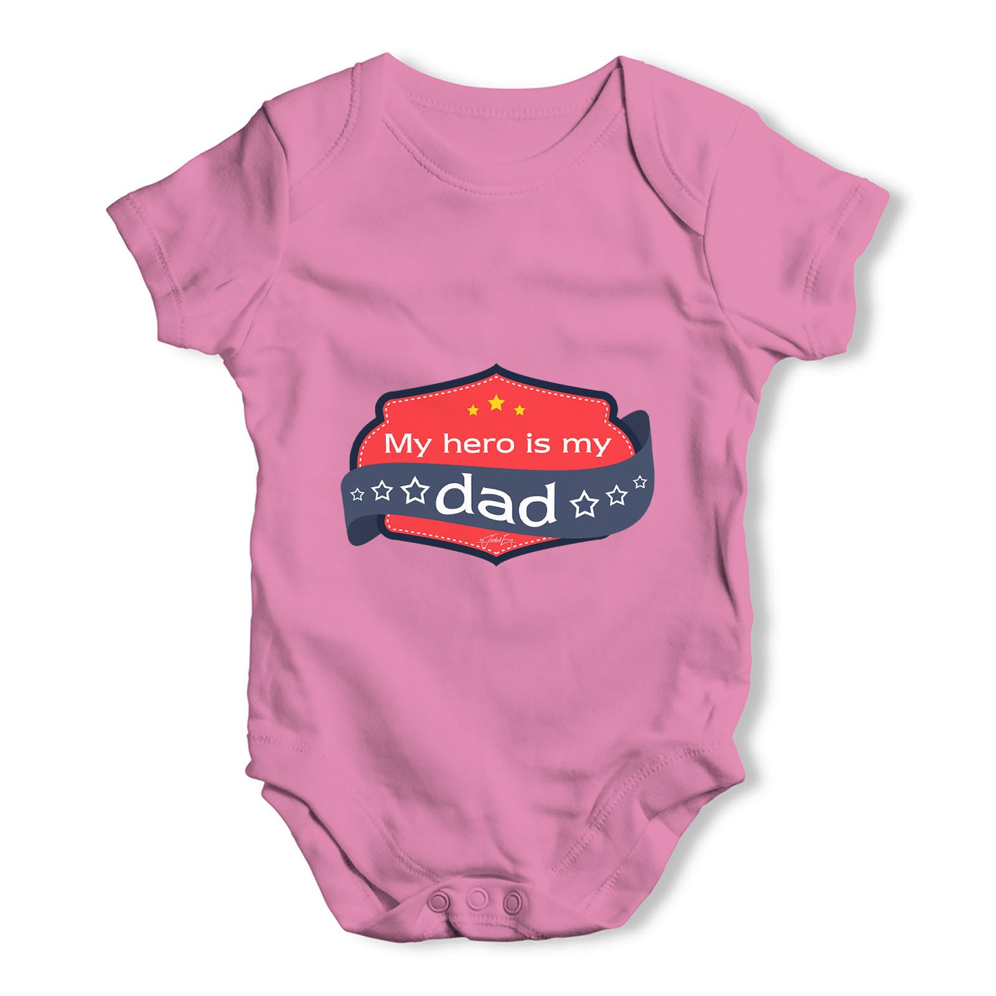 My Hero Is My Dad Baby Grow Bodysuit