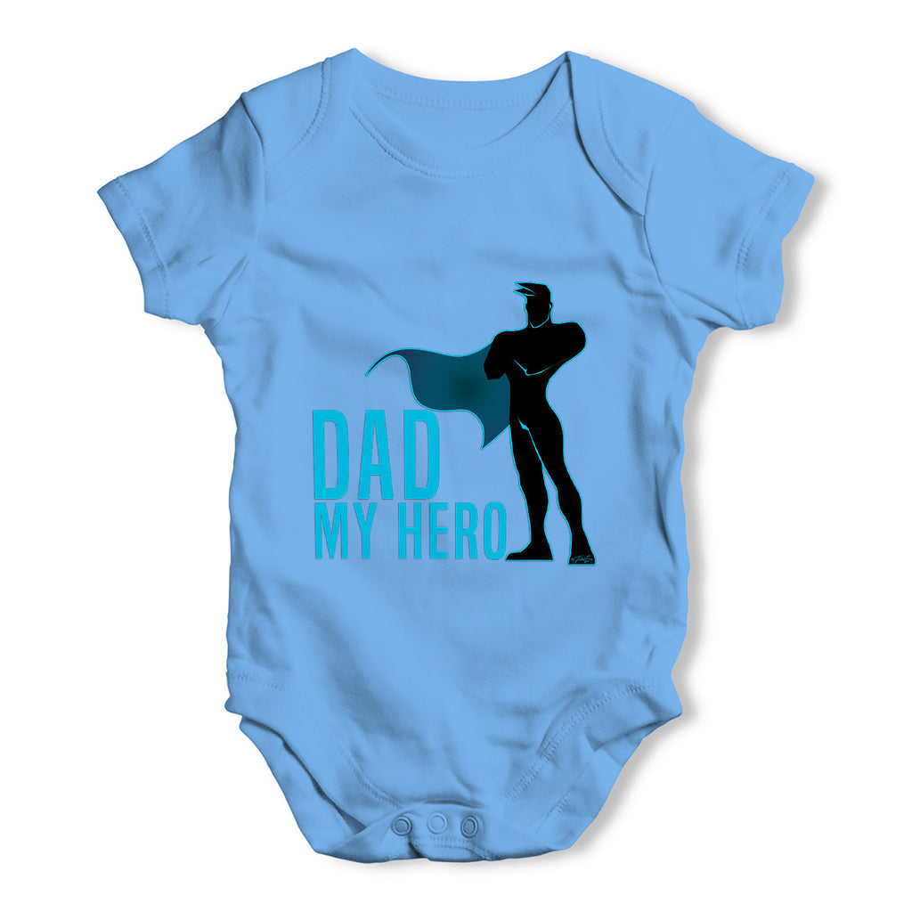Dad My Hero Baby Grow Bodysuit
