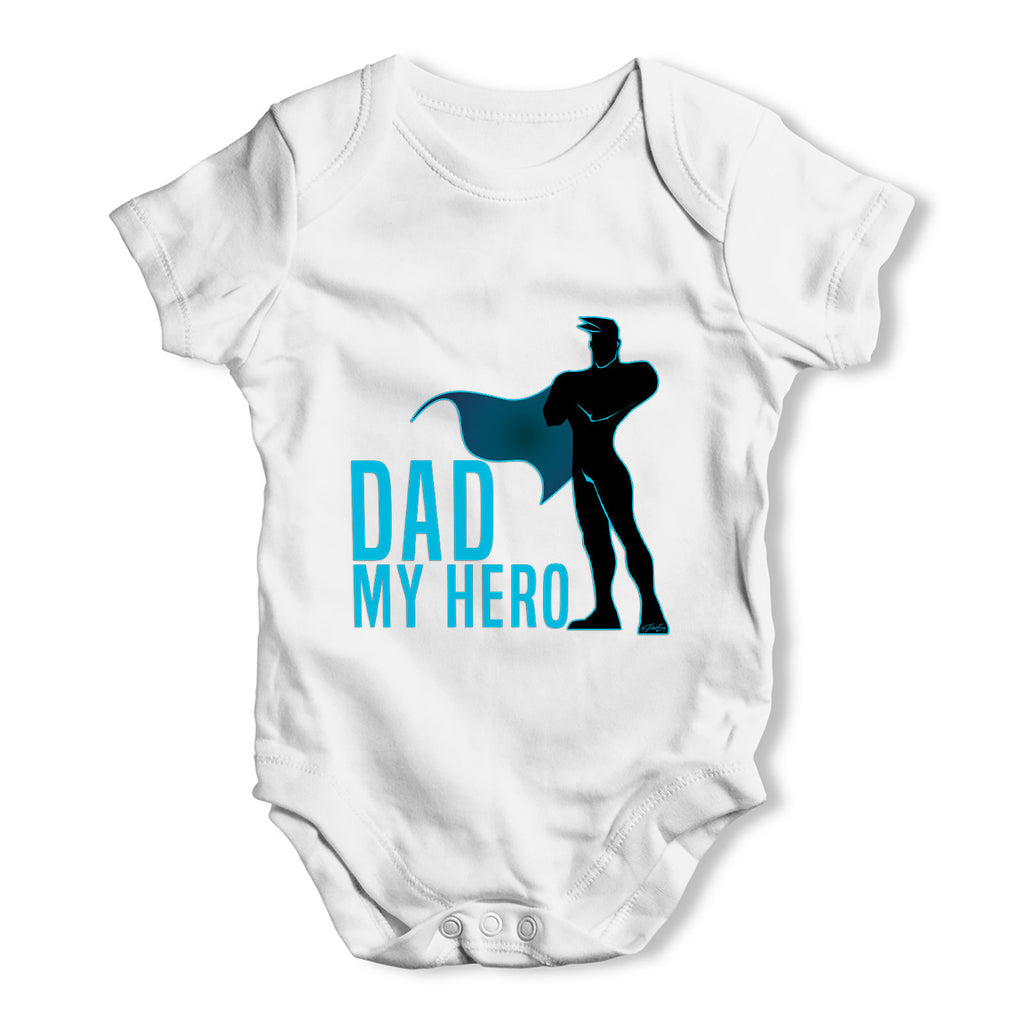 Dad My Hero Baby Grow Bodysuit