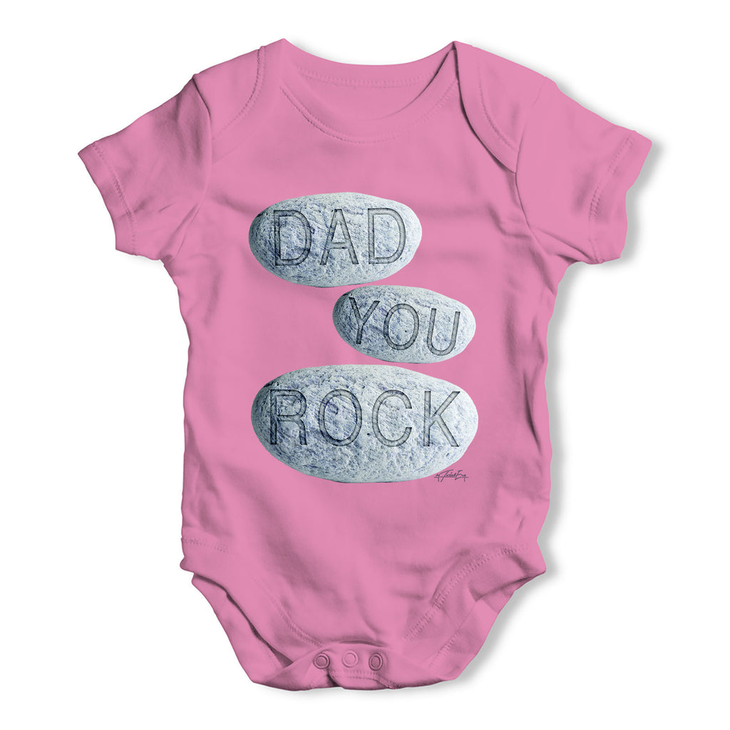 Dad You Rock Baby Grow Bodysuit