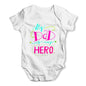 My Dad Is My Hero Baby Grow Bodysuit