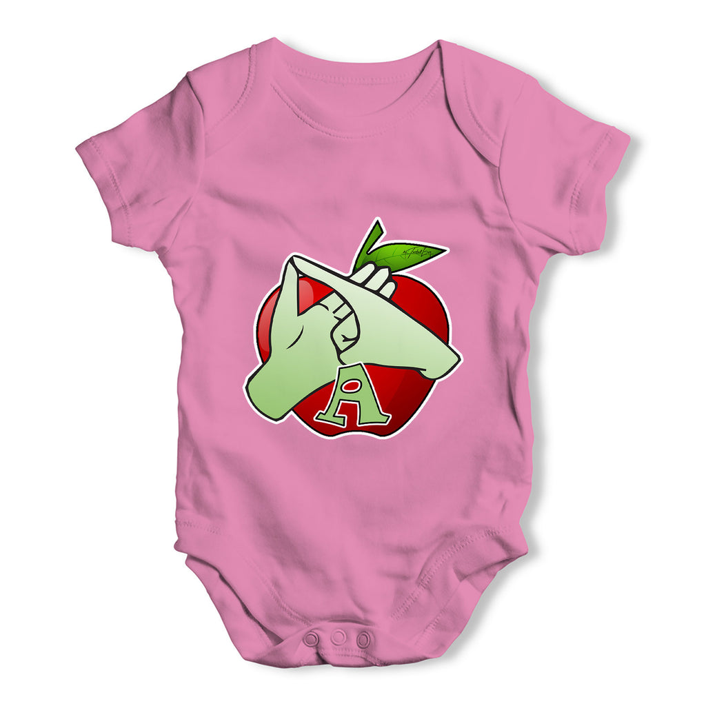 Sign Language Letter A Baby Grow Bodysuit