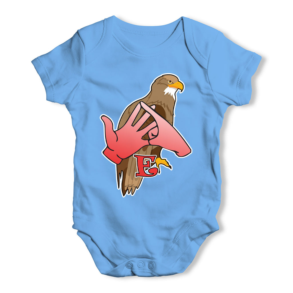 Sign Language Letter E Baby Grow Bodysuit