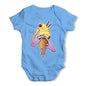 Sign Language Letter I Baby Grow Bodysuit