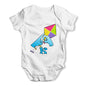 Sign Language Letter K Baby Grow Bodysuit