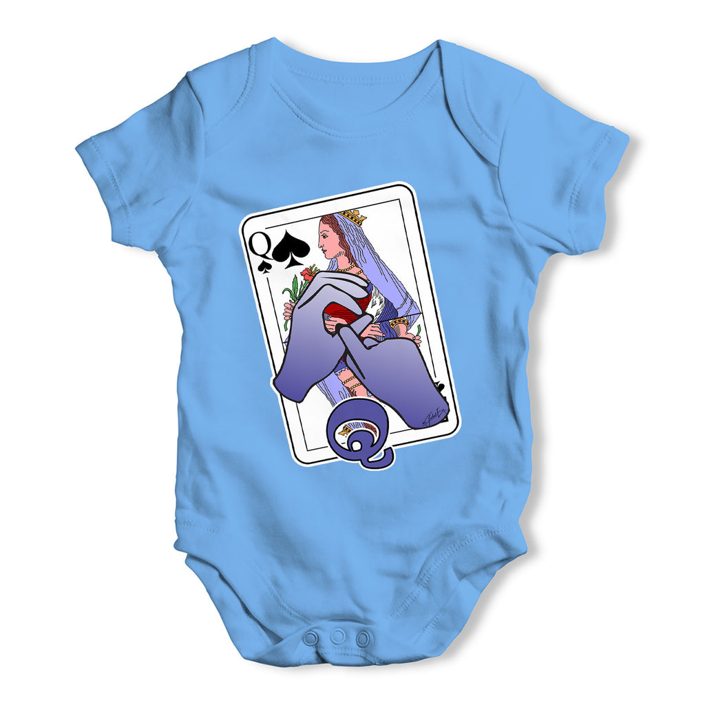 Sign Language Letter Q Baby Grow Bodysuit