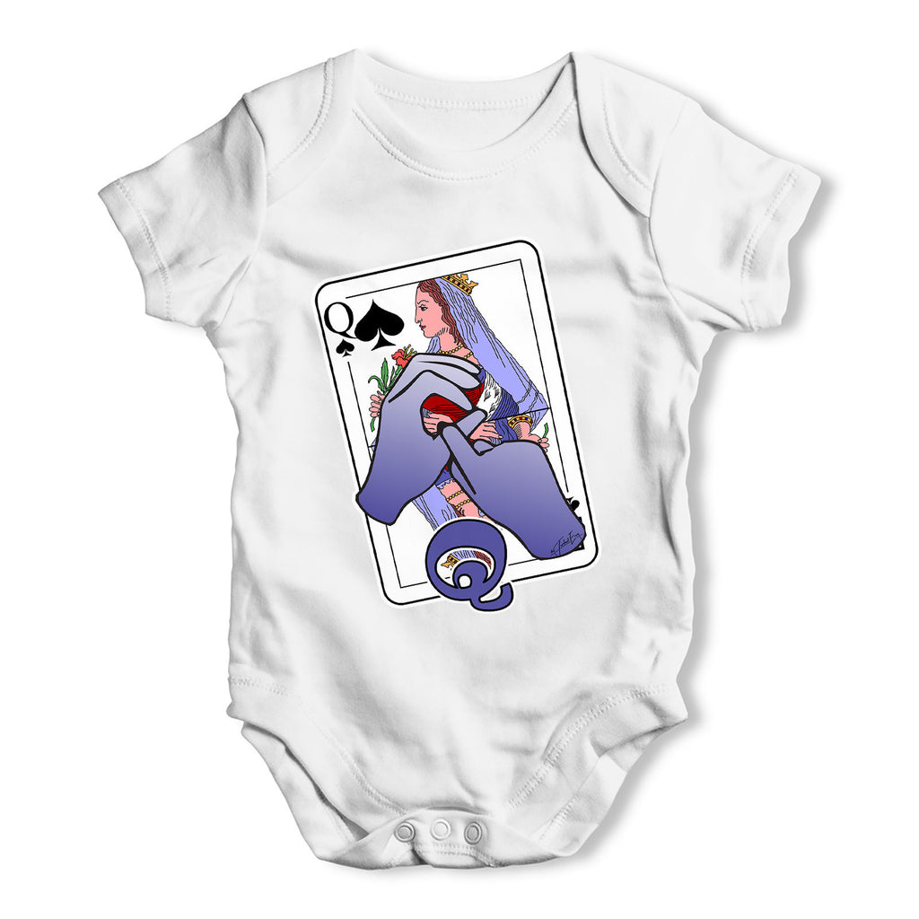 Sign Language Letter Q Baby Grow Bodysuit