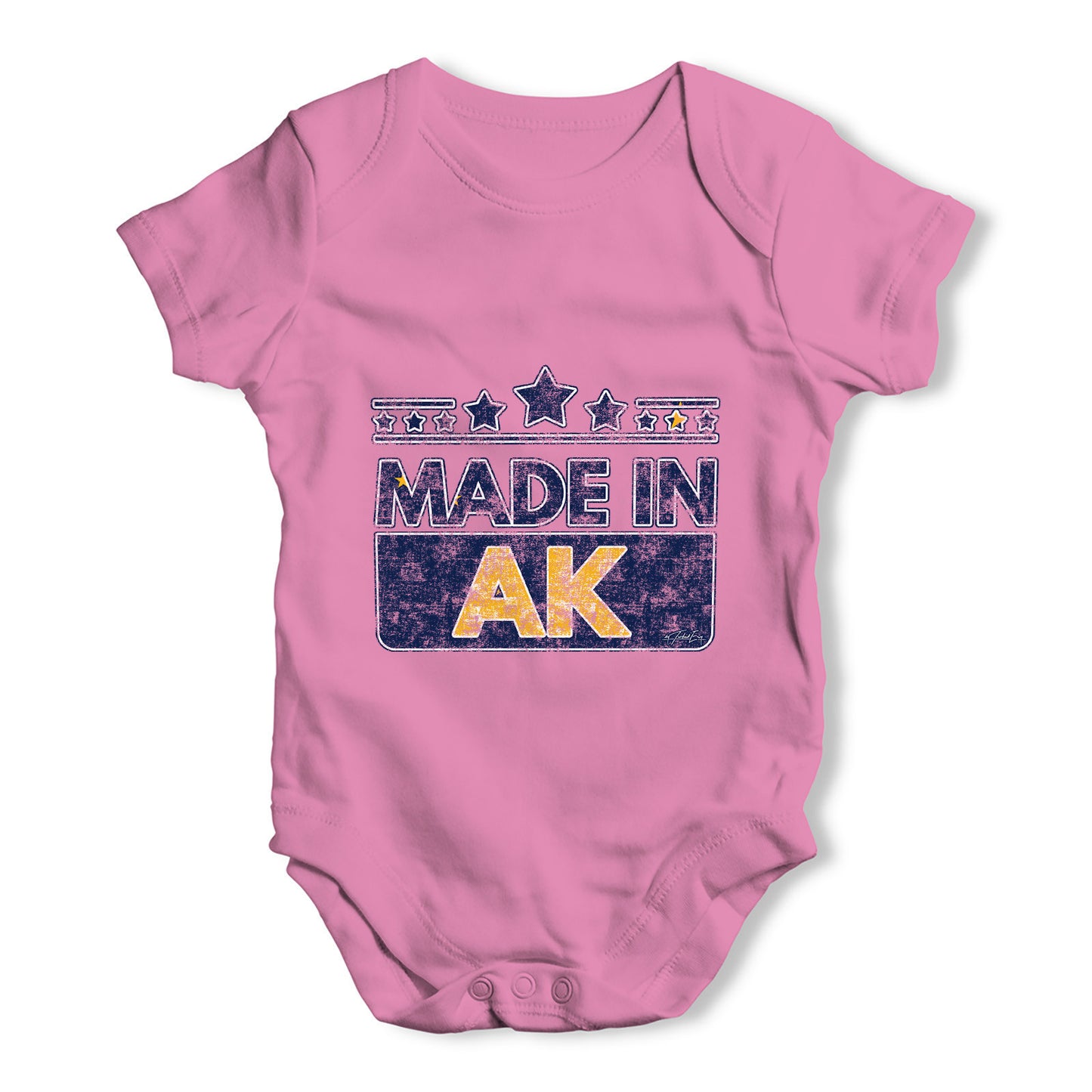 Made In AK Alaska Baby Grow Bodysuit