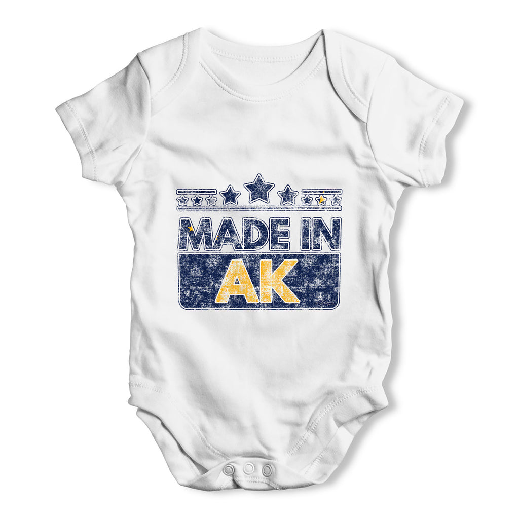 Made In AK Alaska Baby Grow Bodysuit