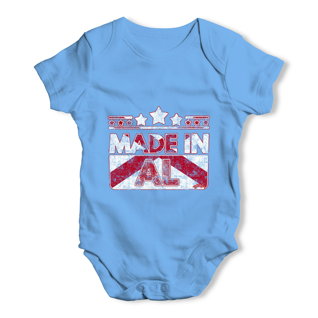 Made In AL Alabama Baby Grow Bodysuit