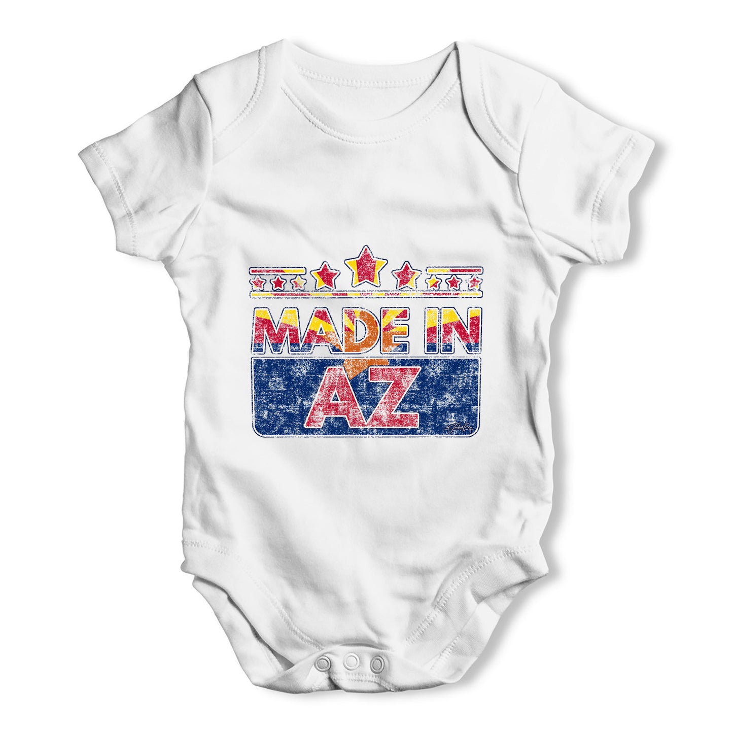 Made In AZ Arizona Baby Grow Bodysuit