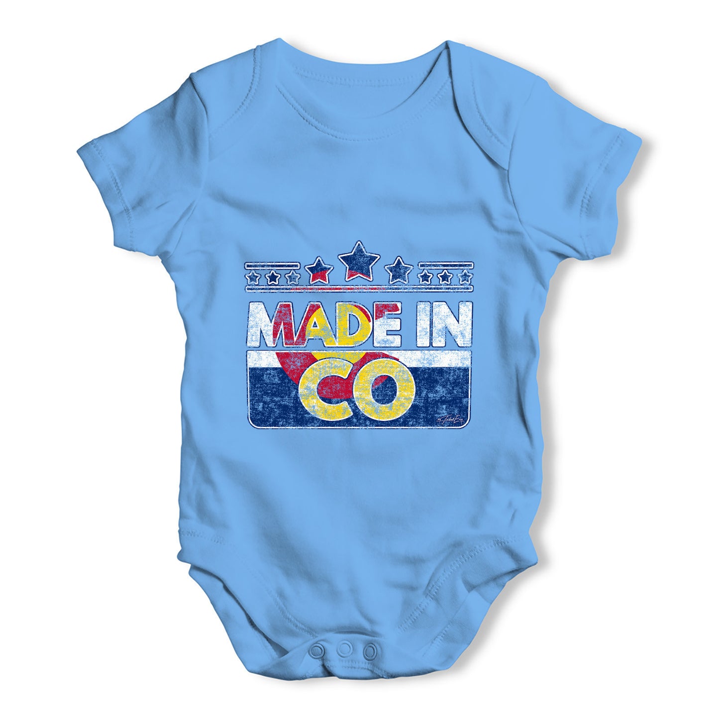 Made In CO Colorado Baby Grow Bodysuit