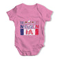 Made In IA Iowa Baby Grow Bodysuit