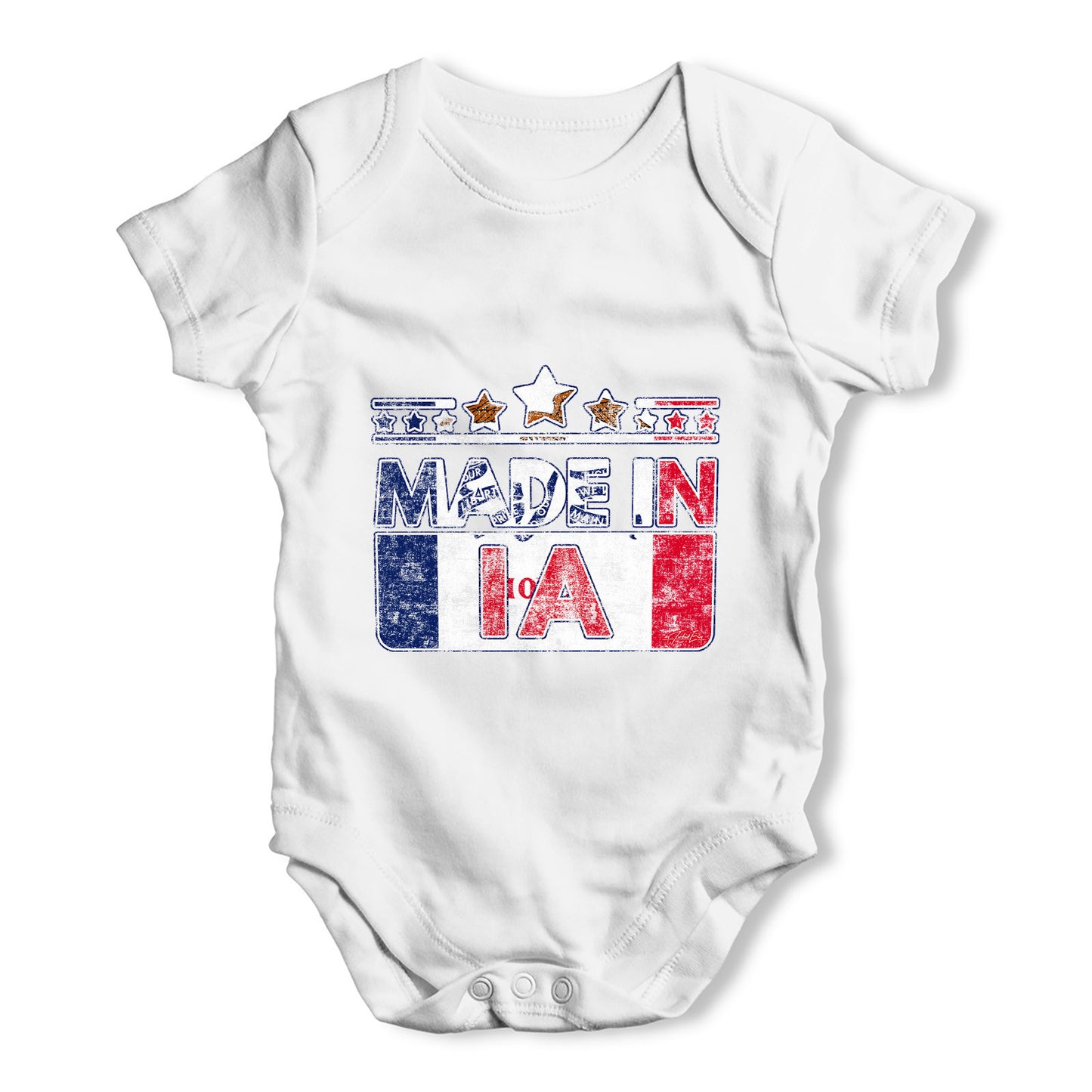 Made In IA Iowa Baby Grow Bodysuit