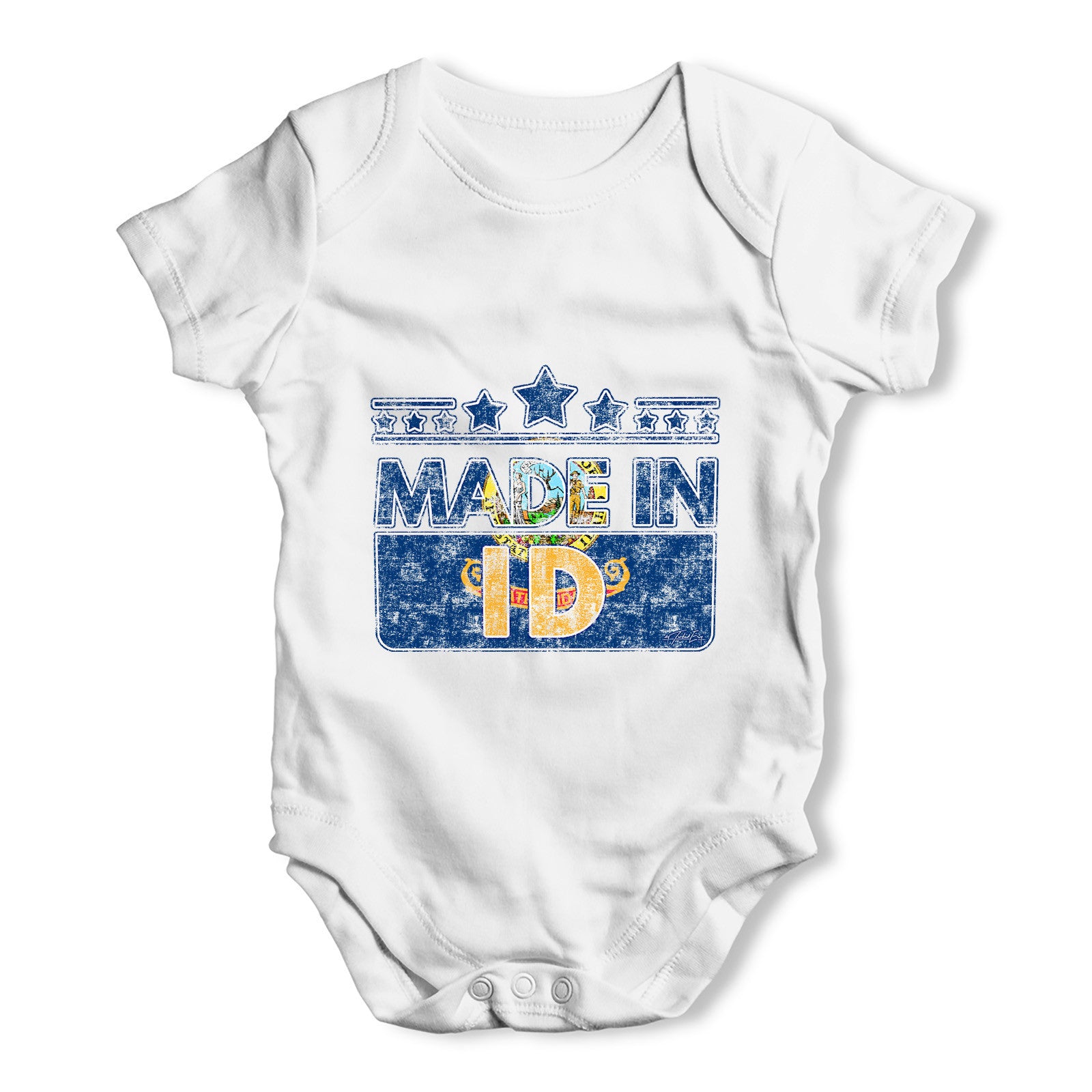 Made In ID Idaho Baby Grow Bodysuit