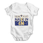 Made In IN Indiana Baby Grow Bodysuit