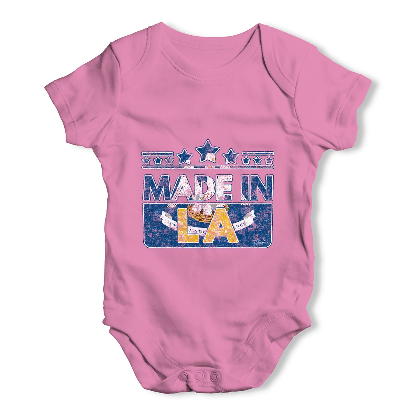 Made In LA Louisiana Baby Grow Bodysuit