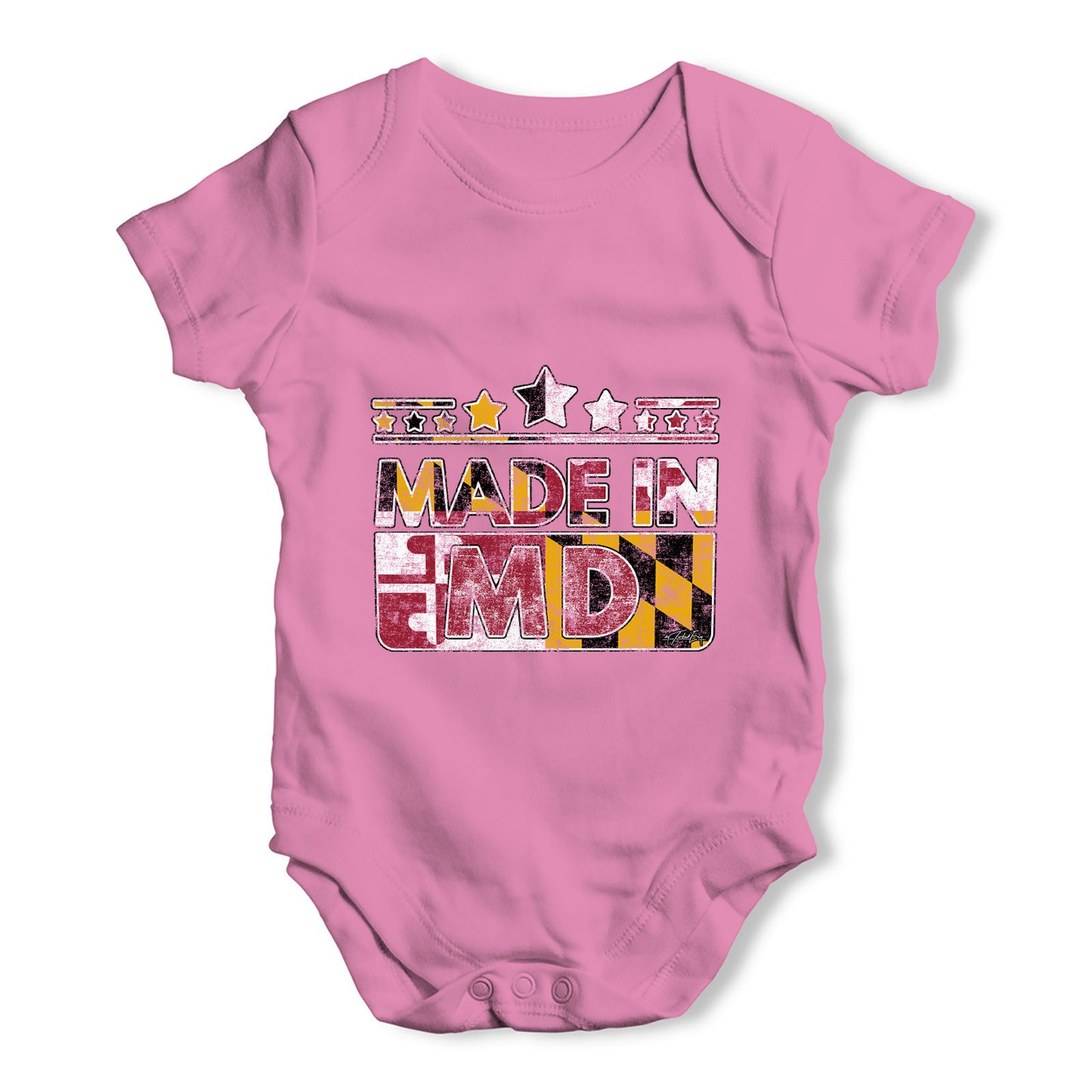 Made In MD Maryland Baby Grow Bodysuit