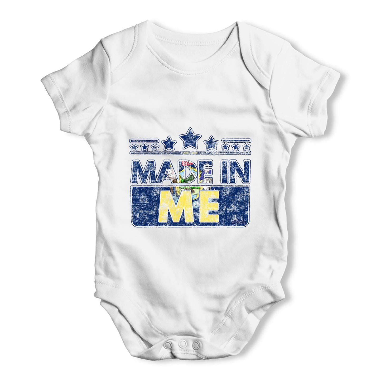 Made In ME Maine Baby Grow Bodysuit