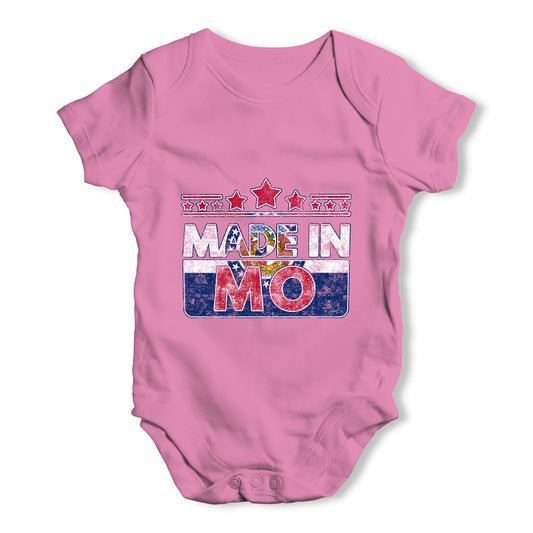 Made In MO Missouri Baby Grow Bodysuit