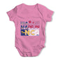 Made In NC North Carolina Baby Grow Bodysuit