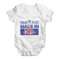 Made In ND North Dakota Baby Grow Bodysuit