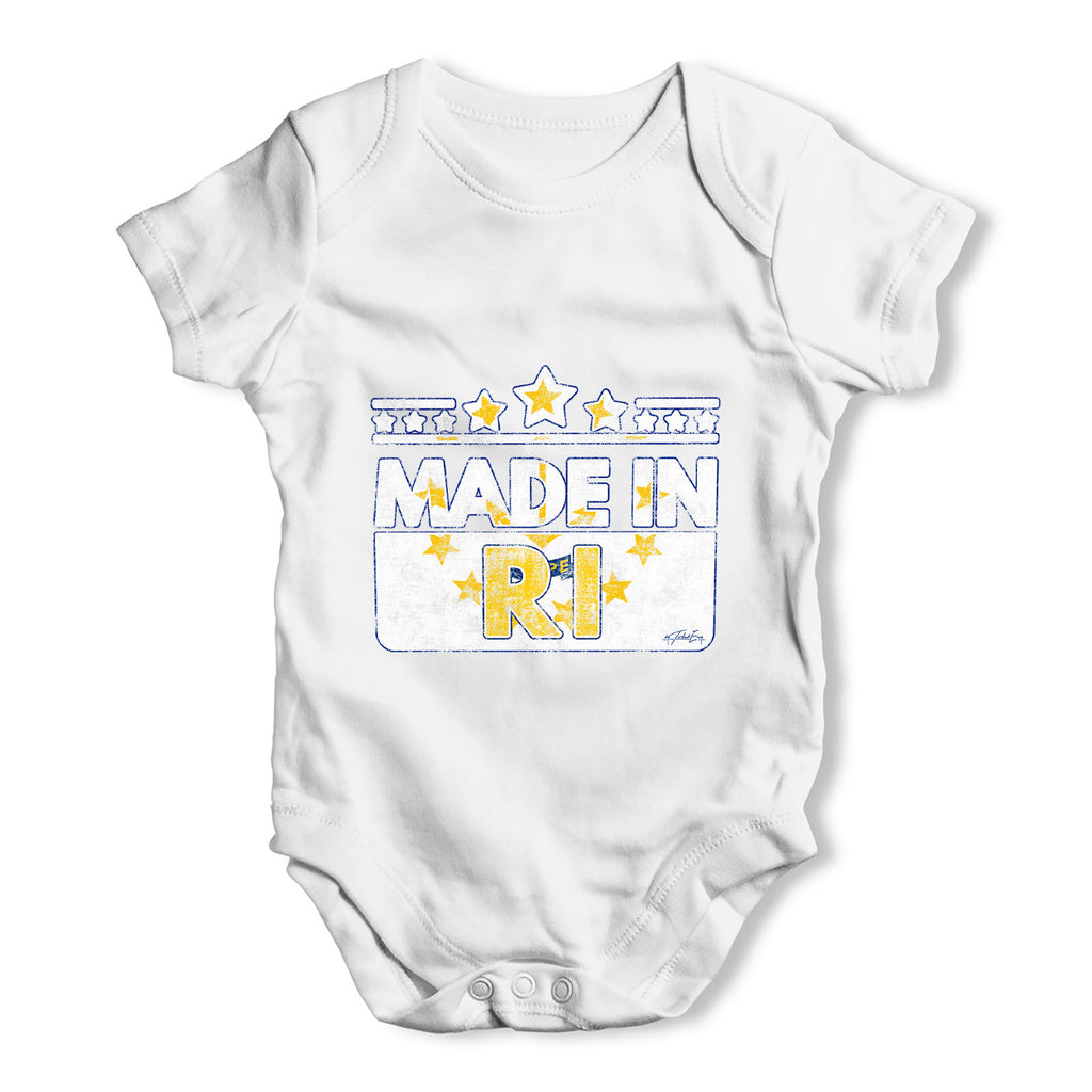 Made In RI Rhode Island Baby Grow Bodysuit