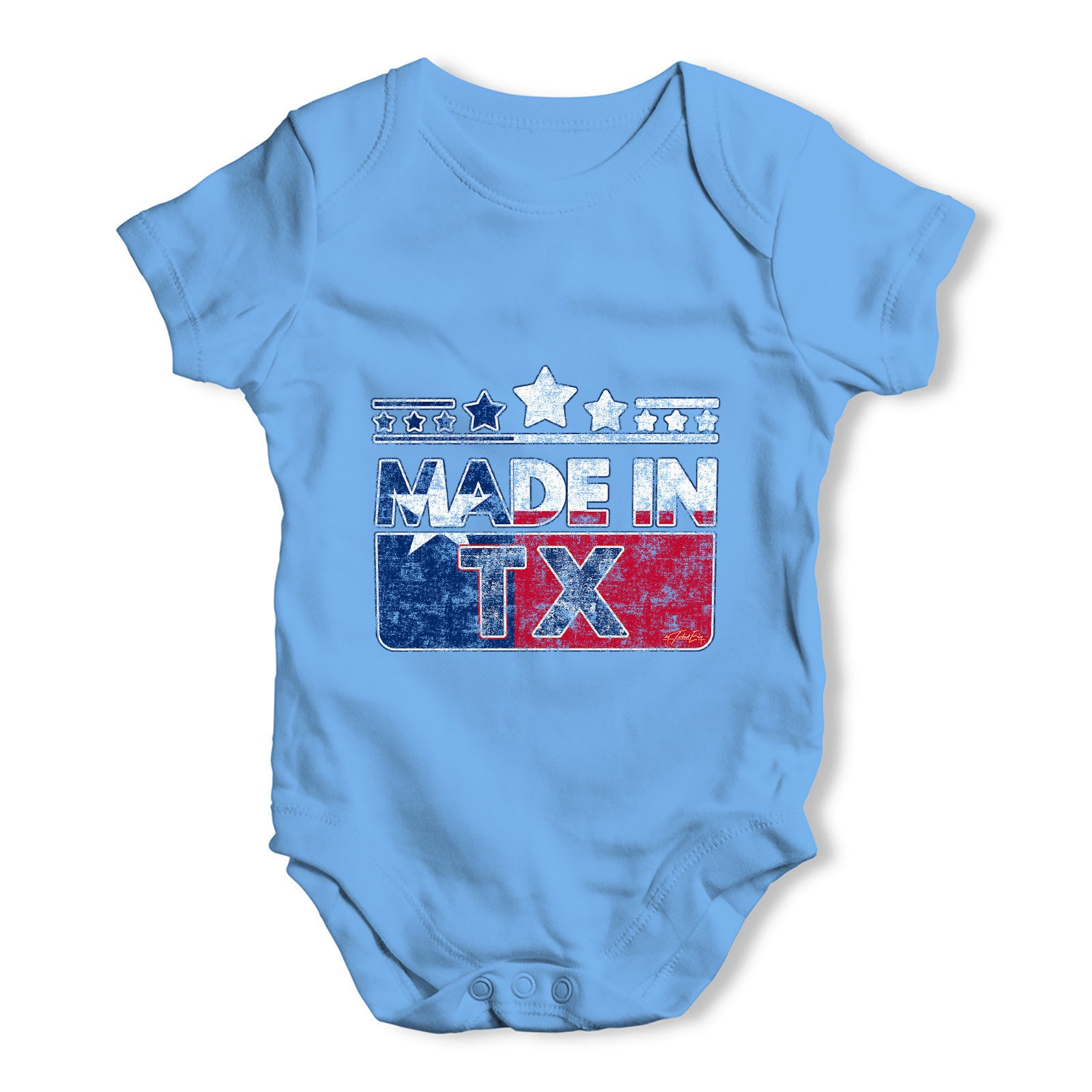 Made In TX Texas Baby Grow Bodysuit