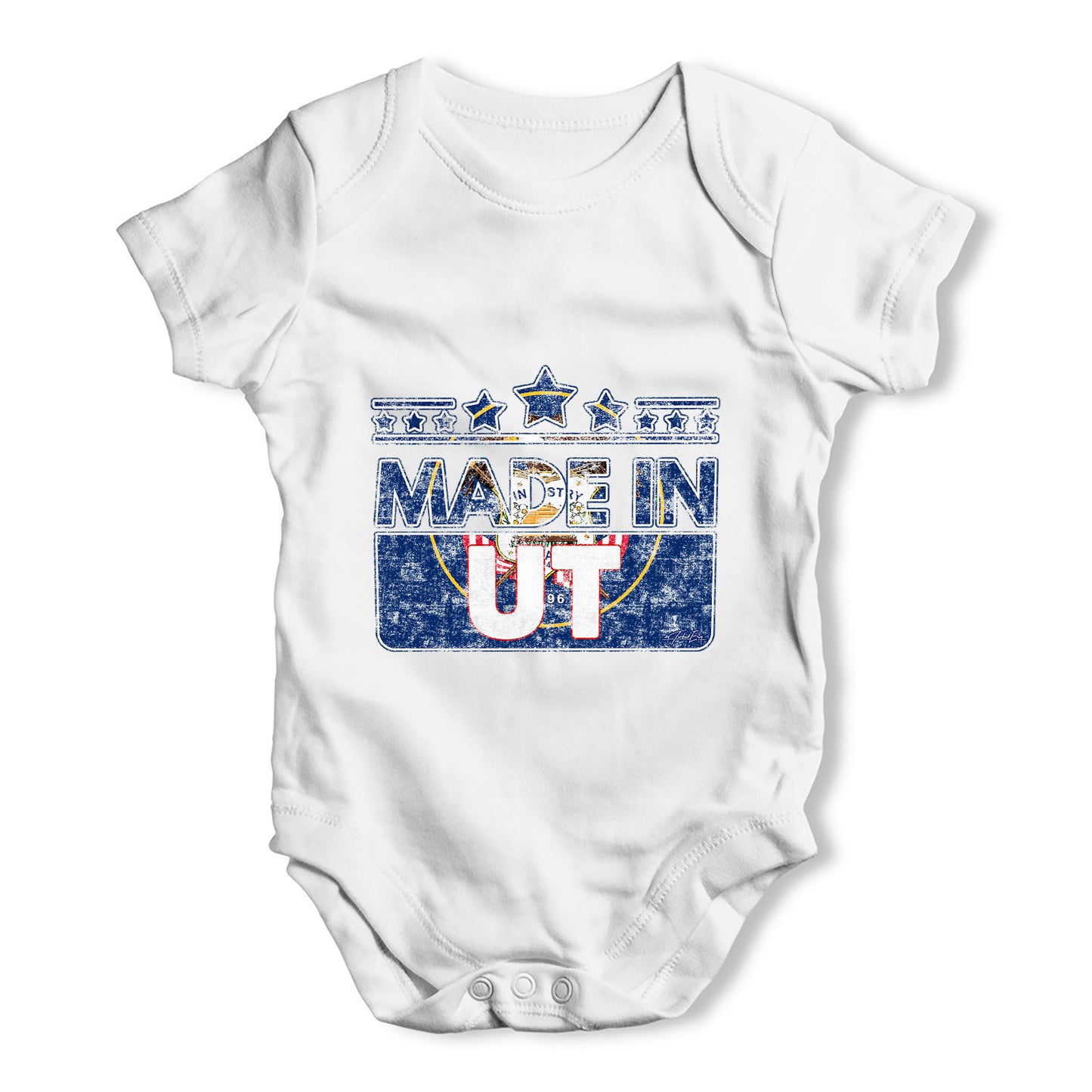 Made In UT Utah Baby Grow Bodysuit