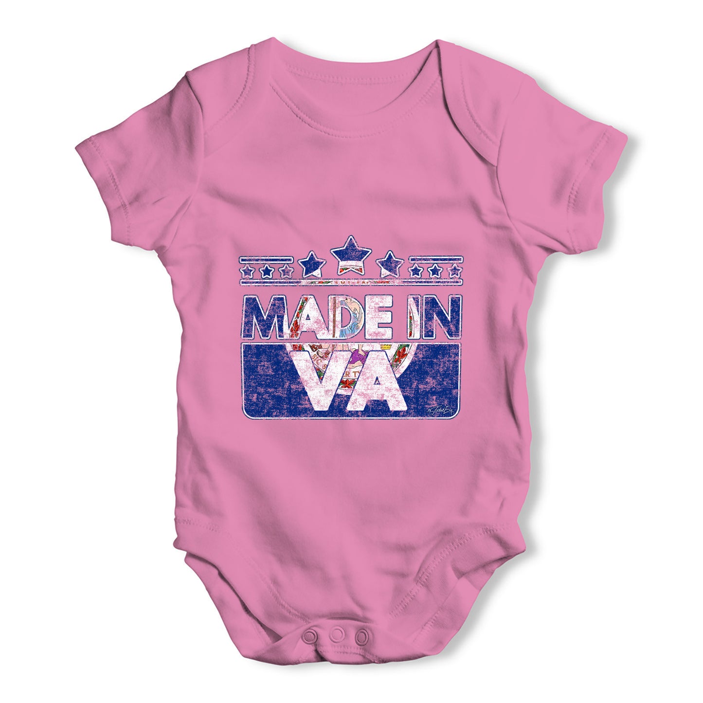 Made In VA Virginia Baby Grow Bodysuit