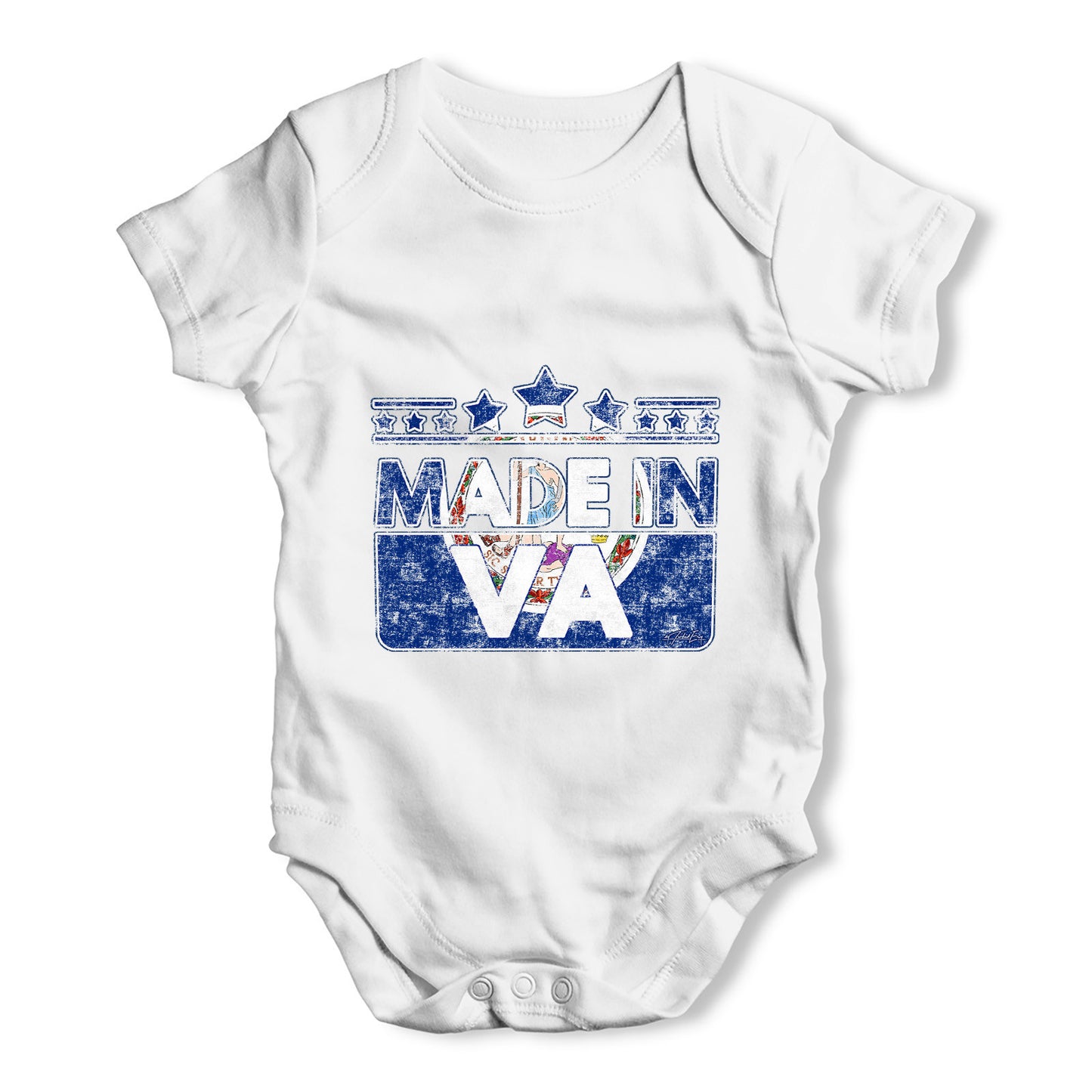 Made In VA Virginia Baby Grow Bodysuit