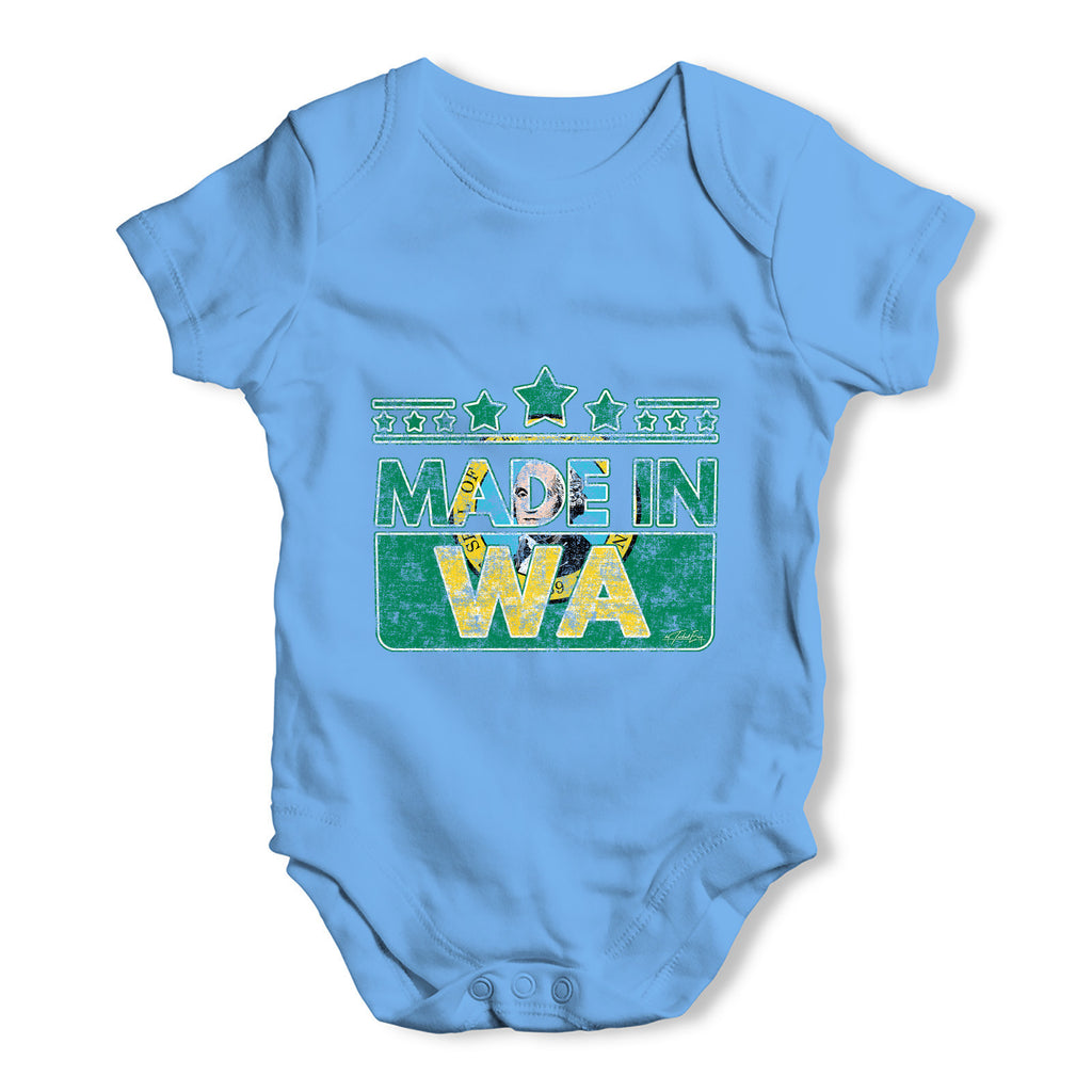 Made In WA Washington Baby Grow Bodysuit