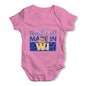 Made In WI Wisconsin Baby Grow Bodysuit