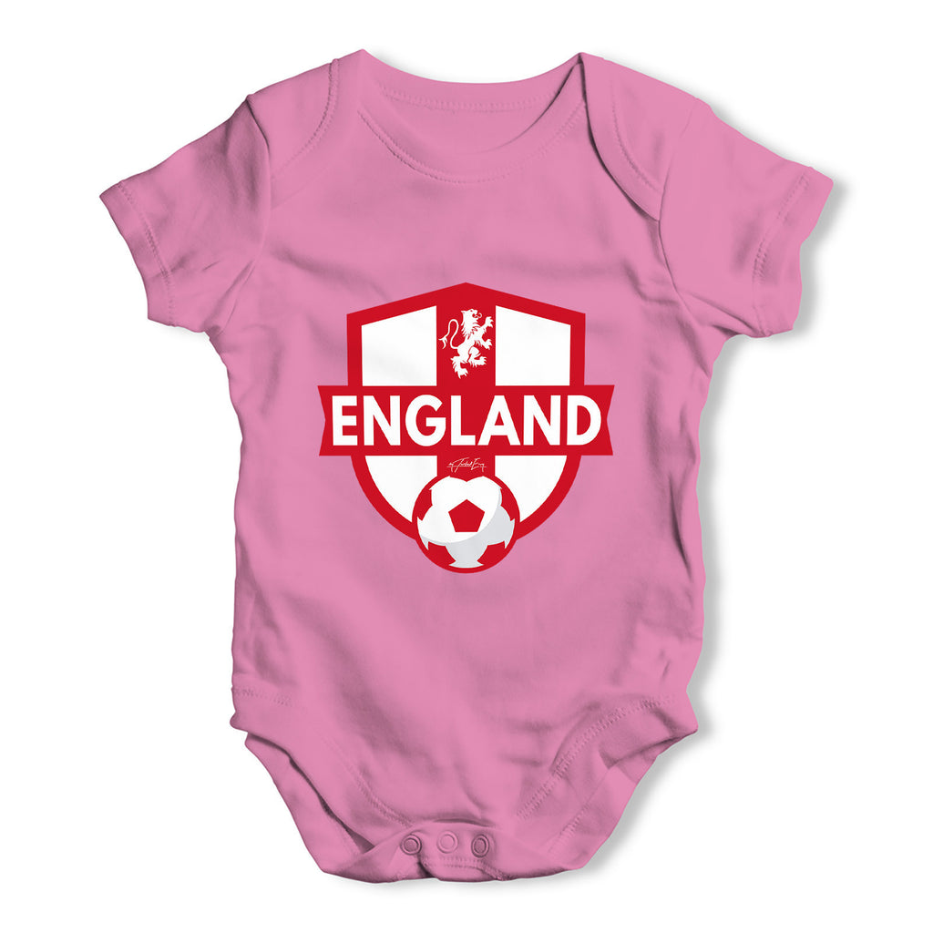 England Badge Baby Grow Bodysuit