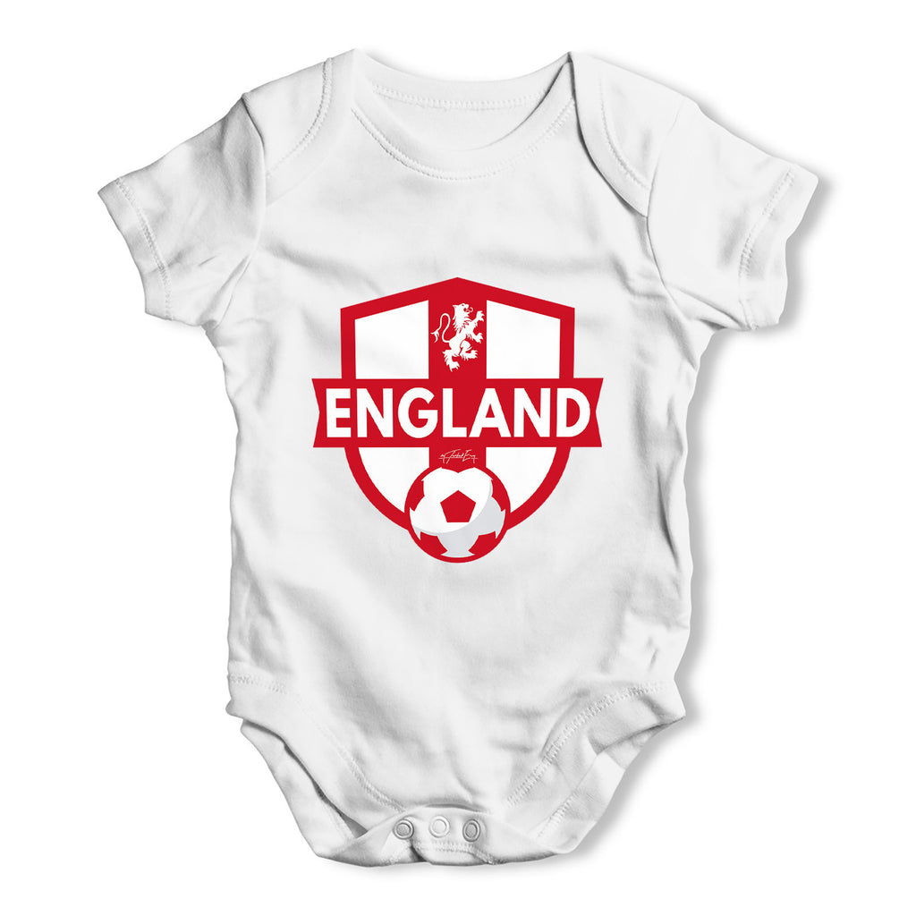 England Badge Baby Grow Bodysuit