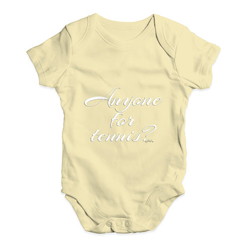 Baby Girl Clothes Anyone For Tennis? Baby Unisex Baby Grow Bodysuit 0-3 Months Lemon