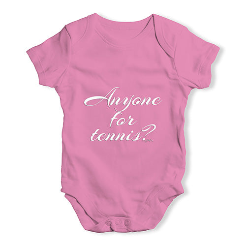 Bodysuit Baby Romper Anyone For Tennis? Baby Unisex Baby Grow Bodysuit 0-3 Months Pink