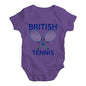 Babygrow Baby Romper British Tennis Baby Unisex Baby Grow Bodysuit 6-12 Months Plum